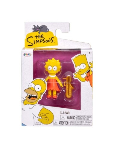 Lisa Simpson Articolata – Action Figure 6 cm | The Simpsons JAK17527-4 Jakks Pacific | Futurartshop.com
