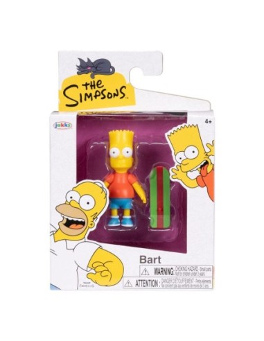 Bart Simpson Articolato – Action Figure 6 cm | The Simpsons JAK17527-2 Jakks Pacific | Futurartshop.com