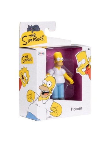 Homer Simpson Articolato – Action Figure 6 cm | The Simpsons JAK17527-1 Jakks Pacific | Futurartshop.com
